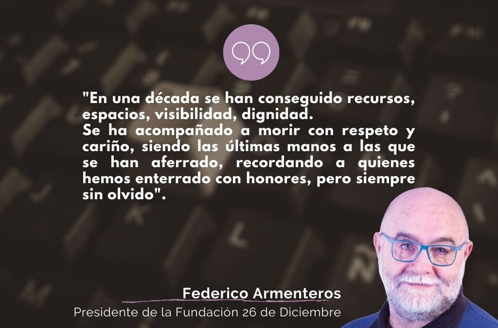 10 años, que se dice fácil. FEDERICO Armenteros
