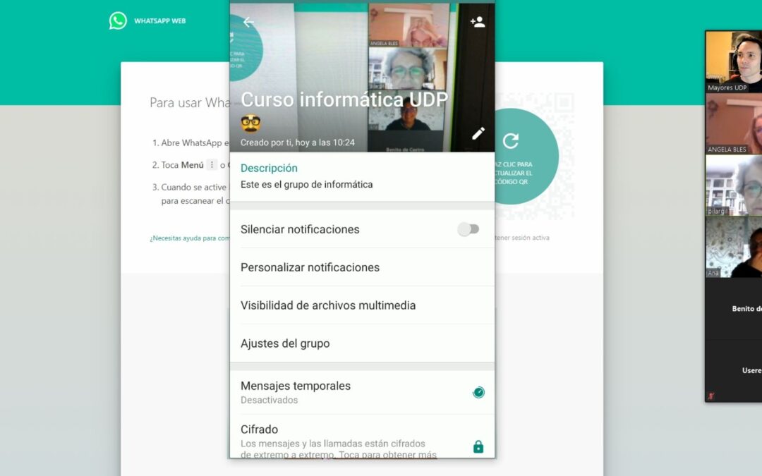 UDP celebra la primera edición online de los cursos de Informática básica para mayores de 65 años
